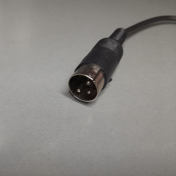 Adapter DIN 3polig auf Klinkenkupplung 6,3mm